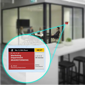 Recyclable Smart Eink Screen <b>Door</b> Sign Label Hotel Calendar Office Nameplate Conference Room Digital <b>Plate</b> Electronic Doorplate - Product Image 1