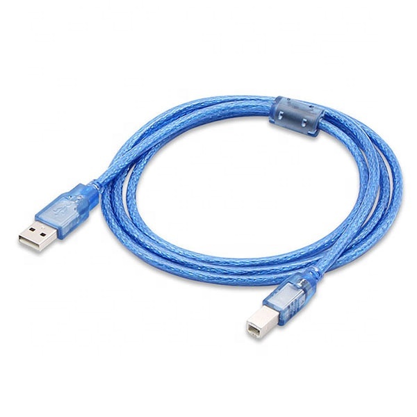 USB 2.0 Printer Cable 1.5m High Speed USB2.0 A Male to B Male for USB Printer Photocopier Scanner Cord Electronic Components
