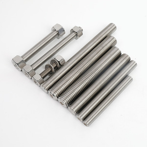 Shanghai Luoyue – Vis filetées entièrement en acier inoxydable 304, norme ASTM A193 B8 Classe 2, vis chimiques de qualité A, niveau 4.8 - Product Image 2