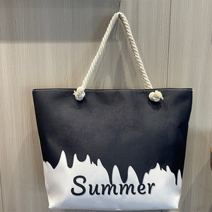 Thiết Kế Mới Nhất Bán Chạy Nhất Công Suất Lớn Có Thể Giặt Và Bền In Kỹ Thuật Số Bông Vải Túi Tote Túi Tùy Chỉnh Mô Hình - Product Image 3