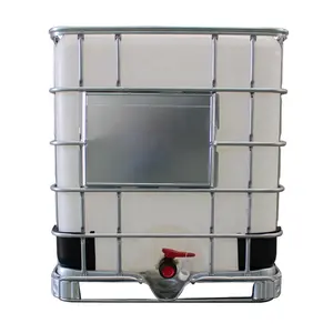 Stainless Steel Cage HDPE 1000L Ibc Tank For Storage And Transport
