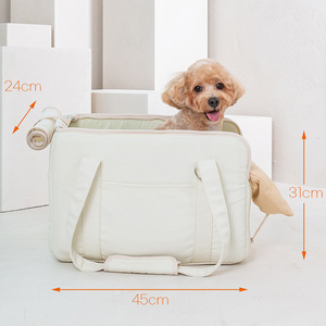 Bolsa de transporte para mascotas, duradera, ligera y portátil, ideal para viajes. Bolsa de viaje para mascotas para viajes en avión. Bolso de hombro para perros y gatos. - Product Image 3
