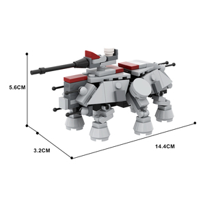 Funbuild MOC-36364 Serie Giocattoli <span class=keywords><strong>Star</strong></span> Movie, Set di Blocchi di Costruzione in Plastica AT-TE, Mattoncini Fai-da-Te, Enforcer Tattico per Tutti i Terreni - Product Image 3