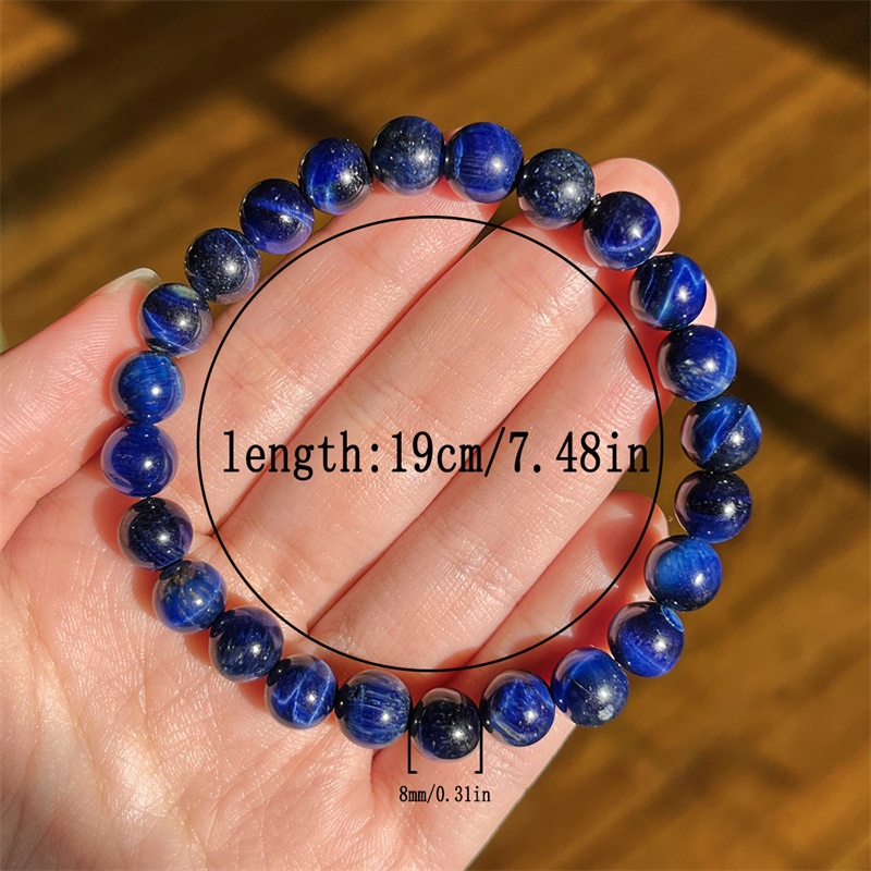 Lapis Lazuli Blue Tiger Eye Bracelet