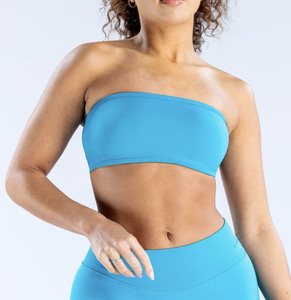 Lvd362 bán buôn chạy Workout Activewear tập thể dục nén 2 miếng Yoga đặt strapless scunch mông thể thao mặc cho phòng tập thể dục - Product Image 5