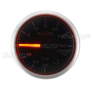 Medidor de Presión de Turbo Universal para Automóvil, -1~2 BAR/-30~30 PSI, 2'' 52mm, 7 Colores LED, 12V, Indicador de Presión de Turbo - Product Image 3