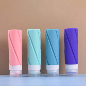 Envases de silicona para viaje, gel de ducha y champú para viajes de negocios, envases de silicona con ventosa para almacenamiento. - Product Image 1