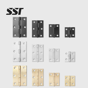 Bisagras Modernas Pequeñas de Acero Inoxidable 304 de 1-4 Pulgadas con Cierre Suave Ajustable para Cajas y Ventanas - Product Image 1