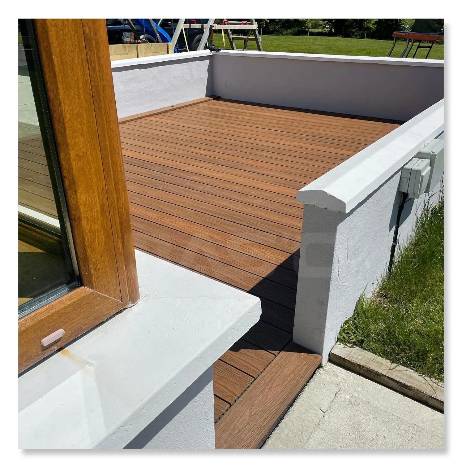 Nieuwe Wpc 3d Reliëf Hout Kunststof Composiet Bord Buitenkant Houten Vloeren Voor Tuin Terras Binnenplaats