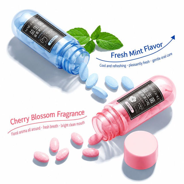 Disposable Solid Travel Toothpaste Probiotic Mouthwash Tablets for Cleaning Teeth and Oral Cavity OEM/ODM