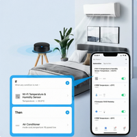 Tuya WIFI Télécommande Universelle Automatique avec Application, Couverture Infrarouge 360°, Compatible Alexa et Google Assistant, Portée 10m