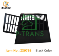 Boîte de transport pour chien en aluminium pour voiture ZX979B2