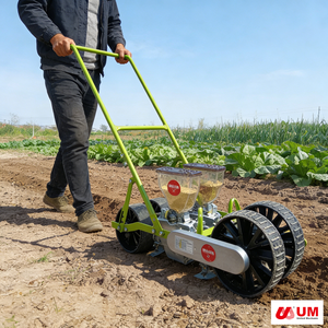 Semoir manuel UM pour légumes, 1 à 6 rangs, espacement réglable, entièrement métallique, durable, moteur agricole, semis de précision haute performance - Product Image 4