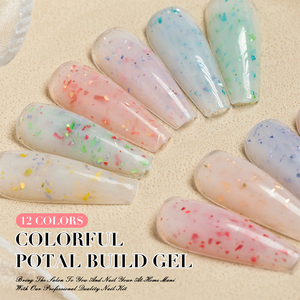 Westink 젤 폴란드어 용품 30g 다채로운 포탈 빌드 젤 개인 라벨 네일 익스텐션 - Product Image 2