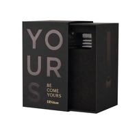 Boîte en papier personnalisée de luxe avec impression couleur intégrale et estampage à chaud, en forme de bouteille, pour emballage de parfum et cadeaux