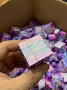 Llavero Mini Cubo <span class=keywords><strong>de</strong></span> Demon Hunters & <span class=keywords><strong>Saga</strong></span> <span class=keywords><strong>de</strong></span> K-POP, 3.5cm, Acrílico, Colgante <span class=keywords><strong>de</strong></span> Estilo <span class=keywords><strong>Anime</strong></span> - Product Image 1