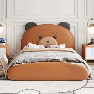 Solid <b>Wood</b> Children <b>Bed</b> Unisex Design Creative Cartoon <b>Single</b> <b>Bed</b> 1.5M Modern Minimalist Style Furniture for Kids Room - Product Image 6