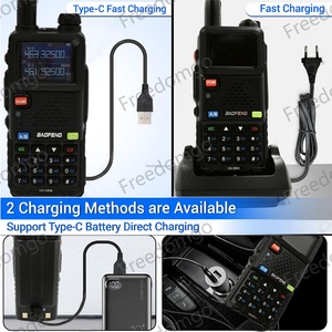 Radio Bidireccional BAO FENG BFUV-5RH de Doble Banda, 999 Canales, 10W, Tipo-C, 2500 mAh, 136-174/400-520 MHz, Portátil, 7.4V, 300g - Product Image 6