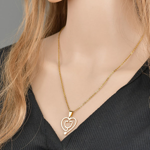 Collier pendentif stéthoscope médical en acier inoxydable à la mode pour les médecins et les infirmières le jour de l'infirmière - Product Image 3