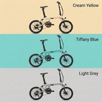 Bicicleta Eléctrica Plegable de 20 Pulgadas con Frenos de Disco Mecánicos y Batería de Litio Extraíble, Bicicleta Eléctrica Portátil para Desplazamientos