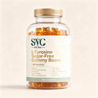Gummies de L-Tyrosine Sans Sucre de Qualité Supérieure 1000mg – Soutien Quotidien au Bien-être pour Adultes – Fourniture en Marque Blanche