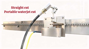 Machine de découpe à jet d'eau abrasive portable avec coupe-tuyaux, coupe-lignes, coupe-cercles et pistolet de découpe manuel, pression de 250 Mpa - Product Image 3