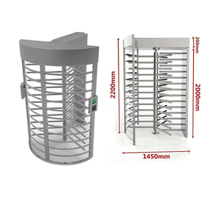 Security Stainless Steel Turnstile Speed Gate Full Height Facial Recognition Prices <b>Access</b> <b>Control</b> Full Height Turnstile Gate - Product Image 2