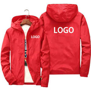 Biểu Tượng Tùy Chỉnh Mới Không Thấm Nước Windproof Coat Cho Nam Giới Nhanh Chóng Làm Khô Thể Thao Áo Dây Kéo Áo Khoác - Product Image 4