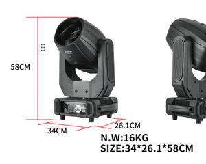 380W chùm di chuyển đầu ánh sáng CE <span class=keywords><strong>ROHS</strong></span> giấy chứng nhận giai đoạn hiệu ứng ánh sáng Sharpy chùm 20R DMX512 chùm di chuyển đầu - Product Image 6