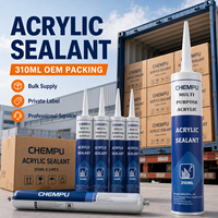 Mastic acrylique 1K pour construction, anti-fuite, stable, pour joints de façade, à faible odeur