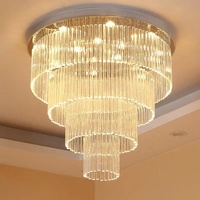 Classique hôtel salon spirale long moderne led luxe asfour cristal escalier lustre éclairage haute qualité cristal lumière