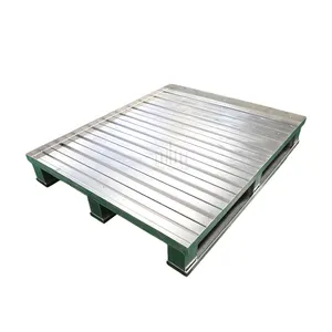 Factory customization US standard size 3000kg heavy-duty steel pallet Used for feed storage