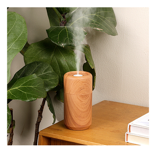 Airfresher Cool Mist Mini USB LED Light Wood Grain Plastic Humidificador para coche y uso al aire libre - Product Image 1