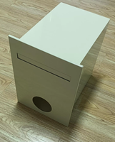 Boîte de dépôt de colis extérieure en acier antivol thermolaqué pour la livraison sécurisée, avec support au sol, idéale pour les appartements (vente en gros)
