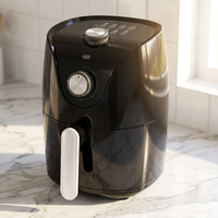 Friteuse à air numérique sans huile 2,5 L, mini, intelligente, à écran tactile, pour la maison, la plus vendue en usine