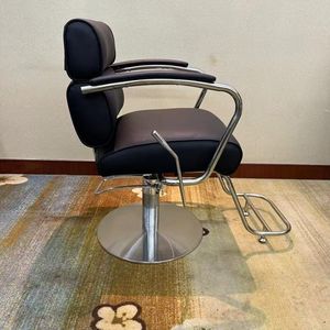 New Beauty Salon Vertical Portable Metal Barber <b>Chair</b> with Height Adjustable 360 Degree <b>Swivel</b> and Outdoor Use - Product Image 4