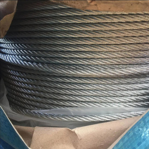 Cuerda de alambre de acero galvanizado/no galvanizado eléctrico <span class=keywords><strong>6X19</strong></span> + <span class=keywords><strong>Iwrc</strong></span> 1/2 'con grasa - Product Image 4