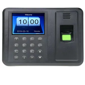 Machine biométrique numérique TFT pour l'enregistrement de l'heure, appareil de sécurité par empreinte digitale, avec écran couleur de 2.8 pouces