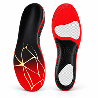 Semelles orthopédiques robustes 220+ LBS avec soutien de la voûte plantaire pour hommes et femmes, idéales pour les bottes de travail, la marche, la course et la station debout