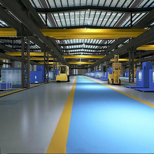Edificio Industrial de Estructura de Acero Ligero Prefabricado en China, Almacén Prefabricado, Sala de Exposiciones 4S, Paneles Sándwich con Certificación CE - Product Image 4