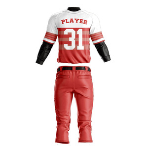 Uniforme de Béisbol Transpirable Antibacteriano 100% Poliéster, Servicio OEM, Uniforme de Béisbol Transpirable al por Mayor con Diseño Personalizado - Product Image 2