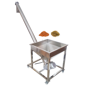 Alimentateur automatique Manipulation des matériaux Seau vibrant Ascenseur Granulés Trémie verticale hélicoïdale Alimentateur à vis de qualité alimentaire - Product Image 1