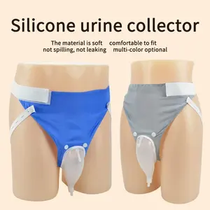 Thông minh quần lót túi nước tiểu cho ống thông tái sử dụng Silicone nơi để tiểu cho nam giới và phụ nữ