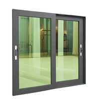 Ventanas Corredizas de Vidrio con Marco de Aleación de Aluminio, Estilo Plegable, para Aplicaciones Exteriores en Hoteles, Producto Nuevo