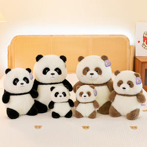 Nouveau modèle de peluche réaliste Panda, rembourrage en coton PP, souvenir du <span class=keywords><strong>zoo</strong></span>, poupée Panda bulle, vente en gros 31cm-50cm - Product Image 3