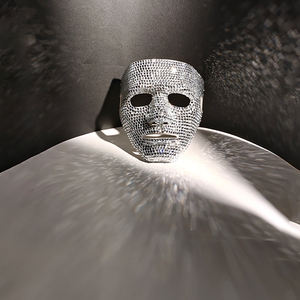 थोक पूर्ण चेहरा चेहरा पार्टी मास्क कॉन्सर्ट मॉडल वॉक शो हेलोलीन जन्मदिन क्रिसमस कॉस्प्ले बॉल डायमंड मास्क - Product Image 2