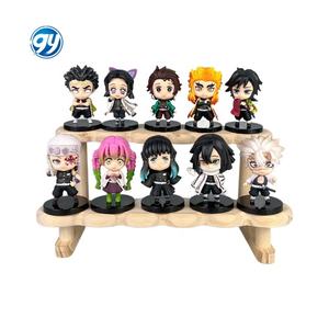 5 stili Demoned Slayer Q versione figura Tanjiro Shinobu Kyojuro Love Hashira Gashapon ornamento modello <span class=keywords><strong>Anime</strong></span> da collezione - Product Image 5