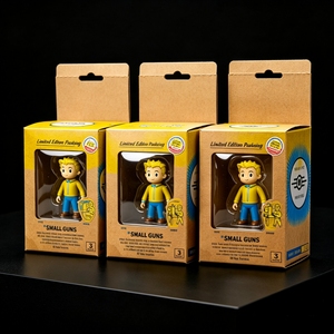 Boîte cadeau recyclable personnalisée pour jouets avec fenêtre transparente en PVC, pliable, pelliculage mat et gaufrage, emballage en papier cadeau - Product Image 6