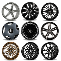 Jantes forgées 20*9 5x112, face usinée, finition noire brillante pour Audi et SUV, marché américain, haute résistance, haute performance