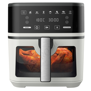 Freidora de Aire Digital de 8 Litros con Ventana Visual y Logotipo Personalizado, de Acero Inoxidable con Pantalla LED para el Hogar - Product Image 2
